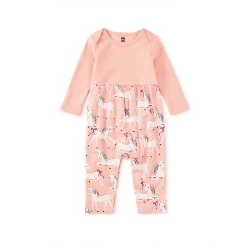 Tea Collection Tea Print Mix Baby Romper
