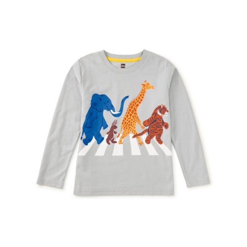 Tea Collection Tea Abbey Road Animals Graphic Tee