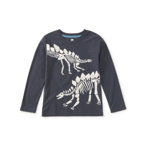 Tea Collection Tea Fossil Stegosaurus Graphic Tee