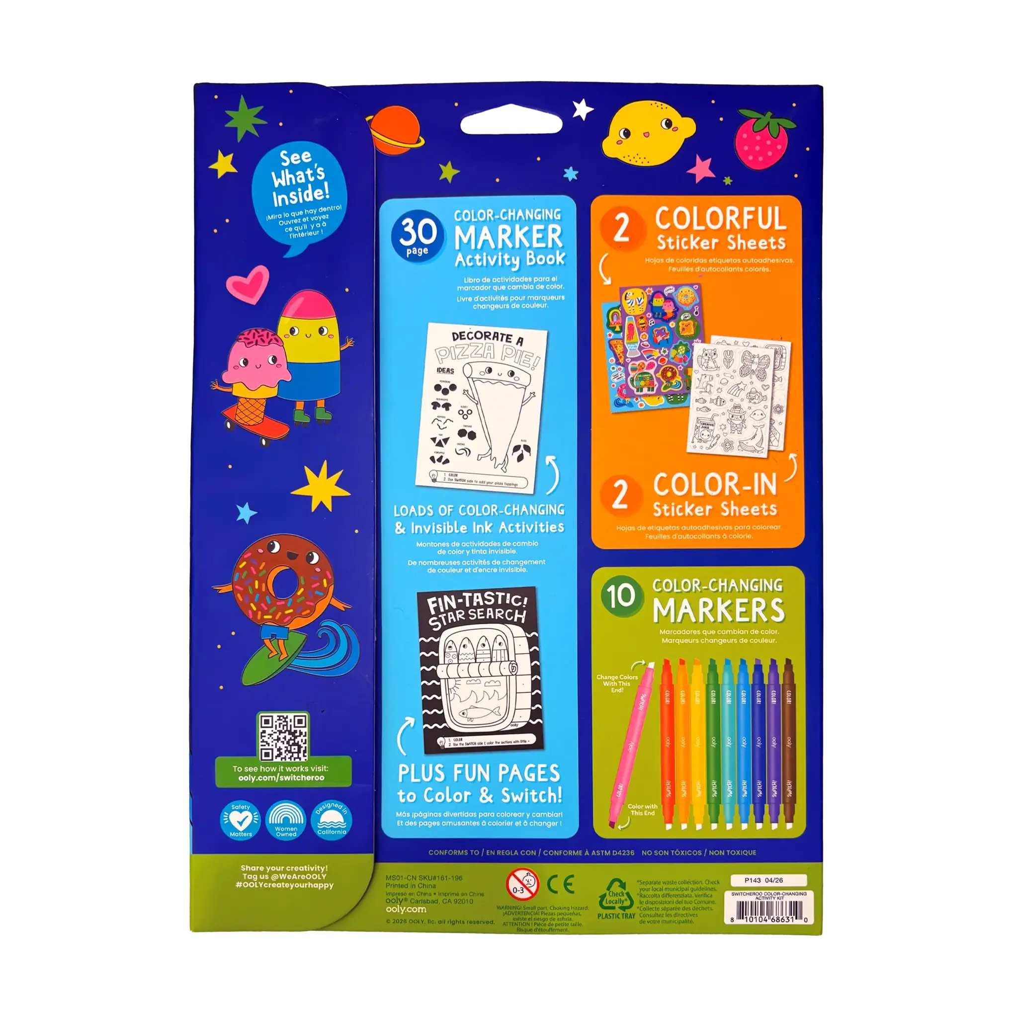 ooly Ooly Switch-eroo! Color-Changing Activity Kit