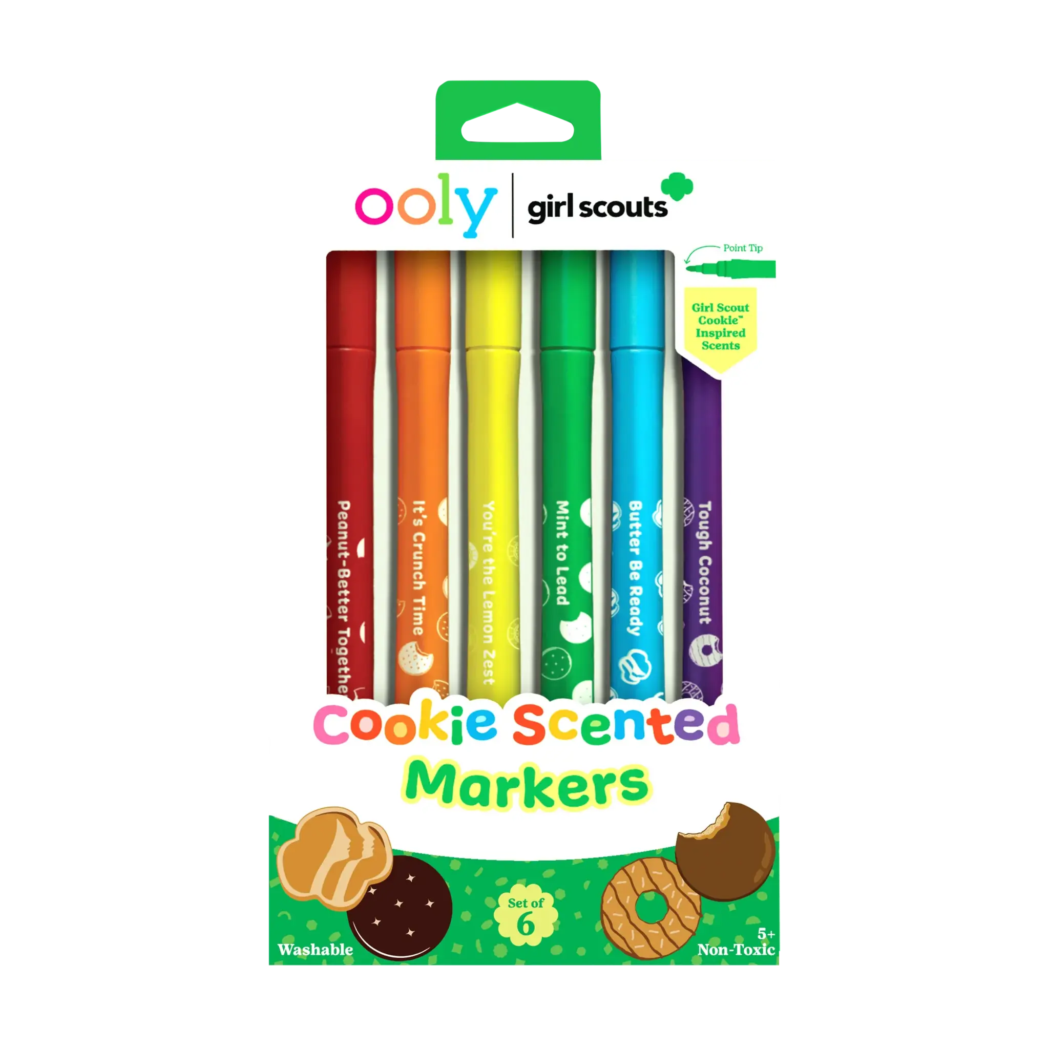 ooly Ooly x Girl Scouts Cookie Scented Markers - Set of 6