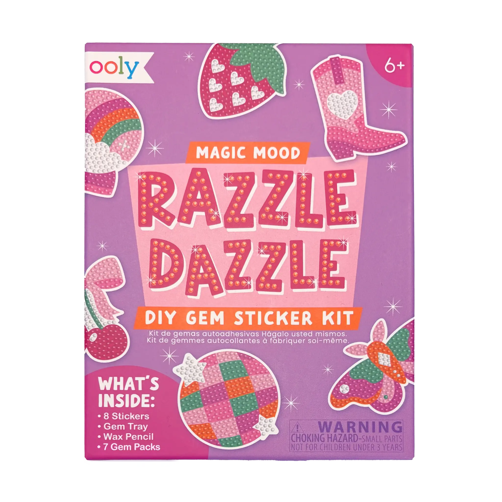 ooly Ooly Mini Razzle Dazzle DIY Gem Sticker Kit - Magic Mood
