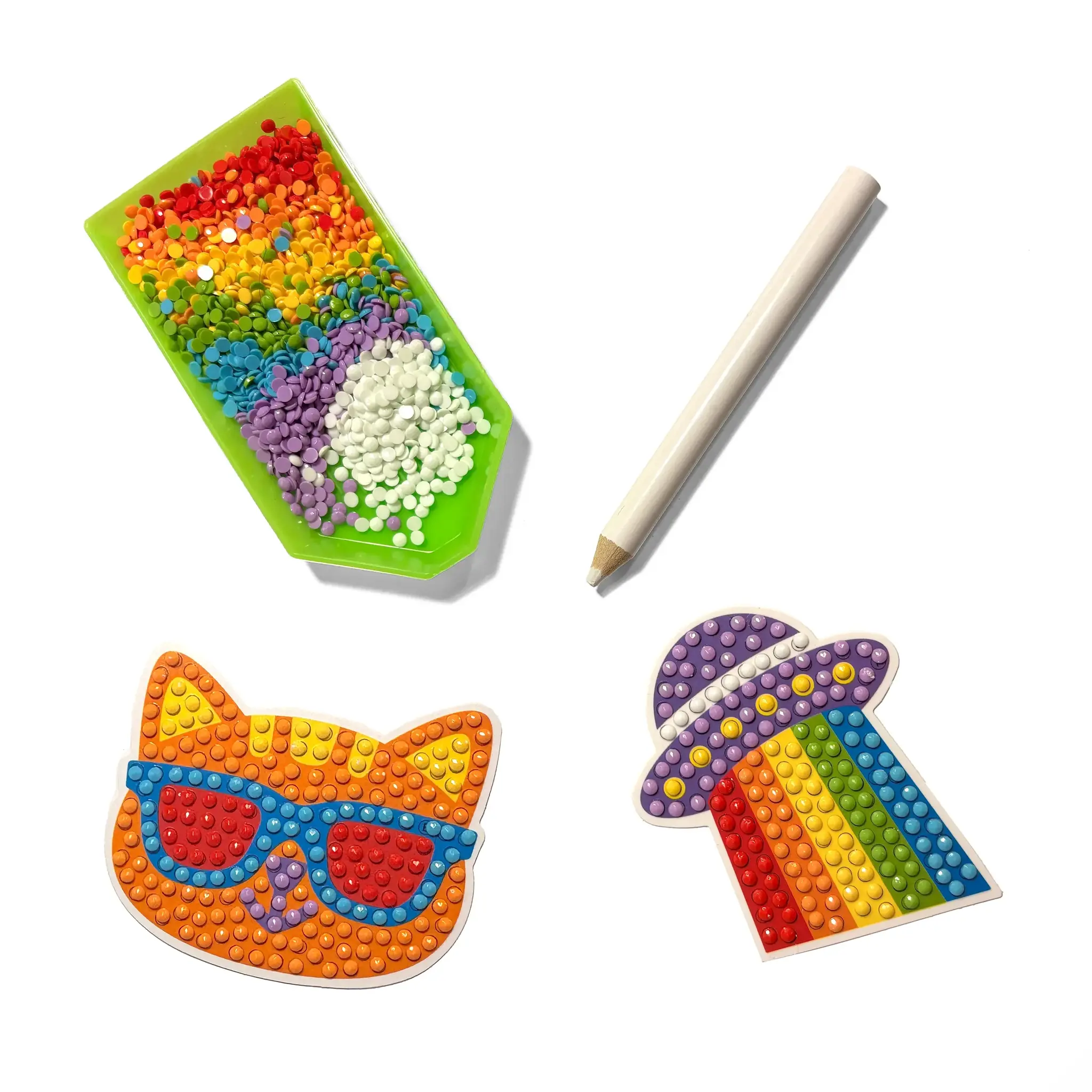 ooly Ooly Mini Razzle Dazzle DIY Gem Sticker Kit - Happy Stuff