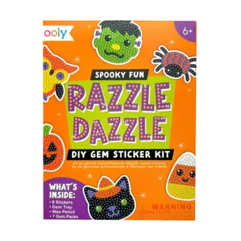 ooly Ooly Mini Razzle Dazzle DIY Gem Sticker Kit - Spooky Fun