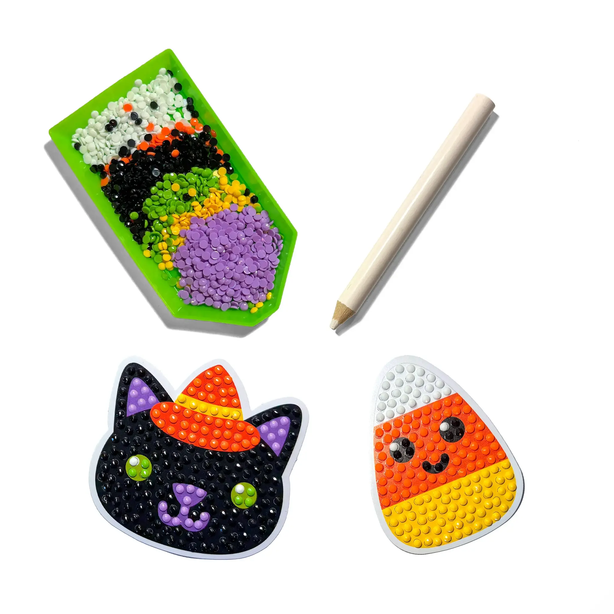 ooly Ooly Mini Razzle Dazzle DIY Gem Sticker Kit - Spooky Fun