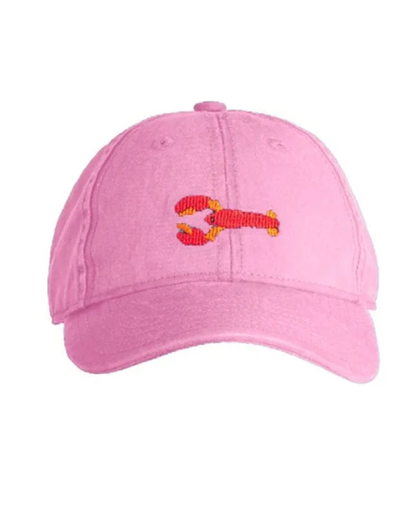 Harding Lane Harding Lane Lobster on Light Pink Baseball Hat