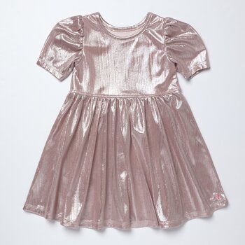Pink Chicken Pink Chicken Lamé Dress