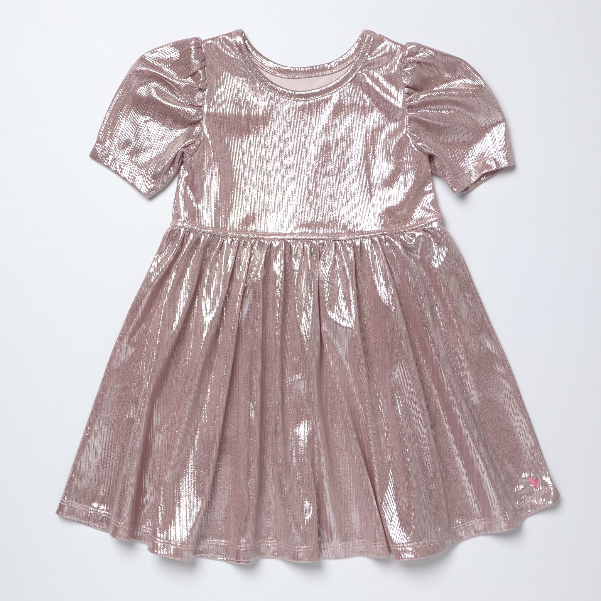 Pink Chicken Pink Chicken Lamé Dress