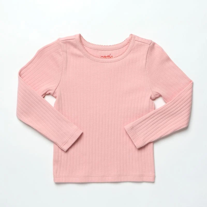 Pink Chicken Pink Chicken Coop Seesaw Long Sleeve Rib T-shirt