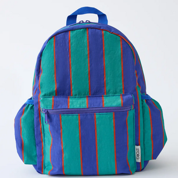 Kindred Bravely Kindred Bravely Cool Kid Backpack-Navy & Green Stripe