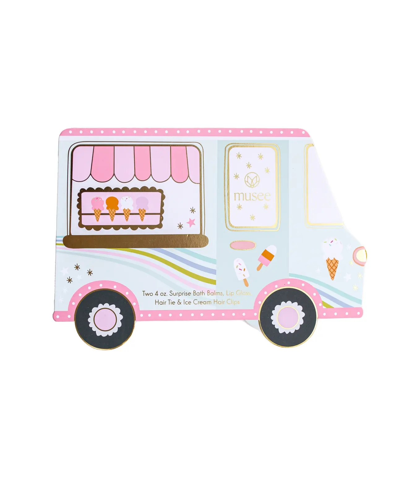 Musee Musee Ice Cream Truck Bath Balm & Accessory Set