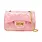 Classic Quilted Sparkle Mini Purse- Baby Pink