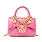 Classic Sparkle Top Handle Handbag  Pink