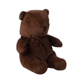 maileg Maileg Teddy bear plush, Medium - Dark Chocolate