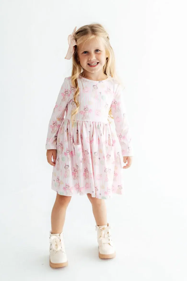 Mila & Rose Mila & Rose Pawsitively Spooky S/S Pocket Twirl Dress