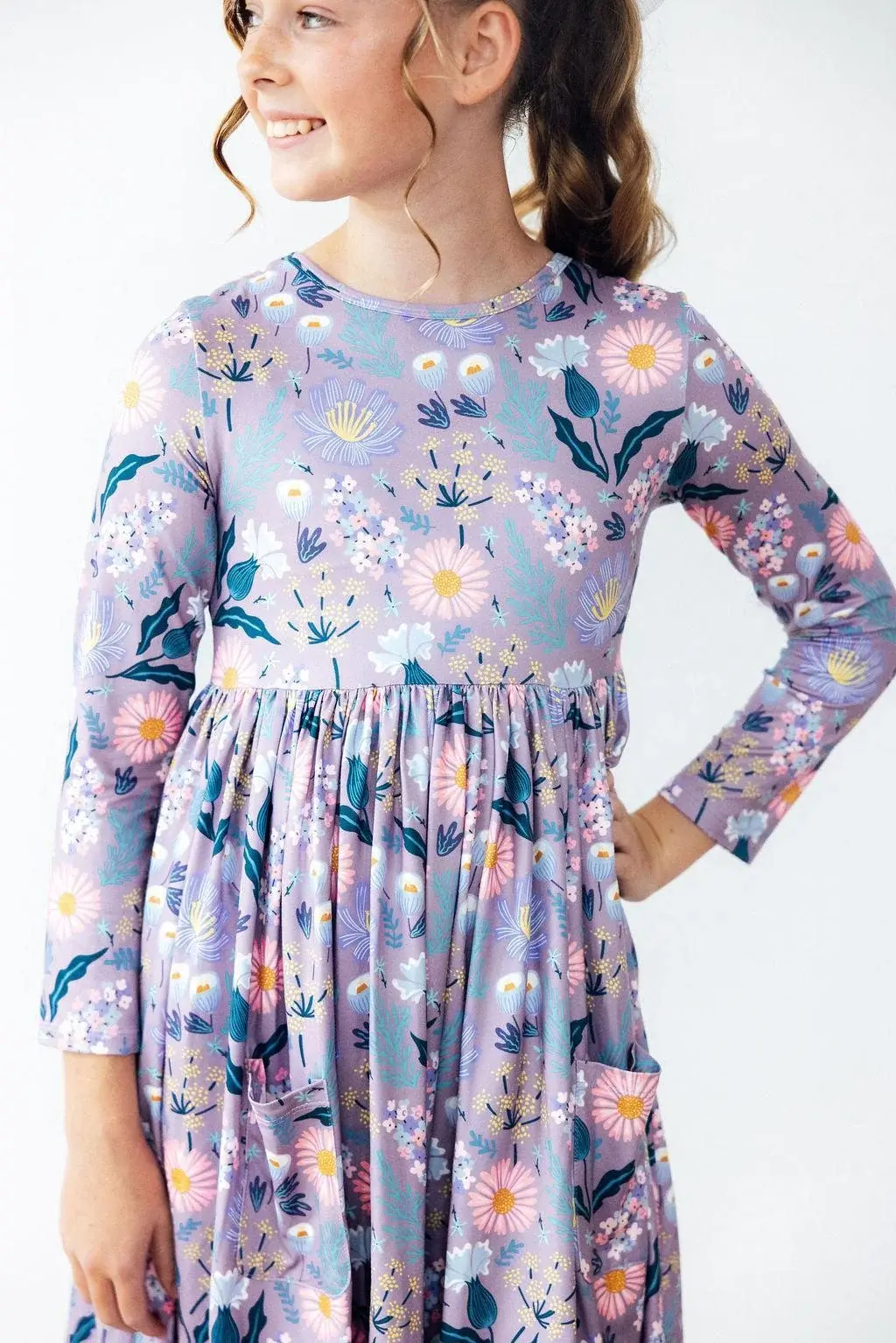 Mila & Rose Mila & Rose Honeysuckle S/S Pocket Twirl Dress