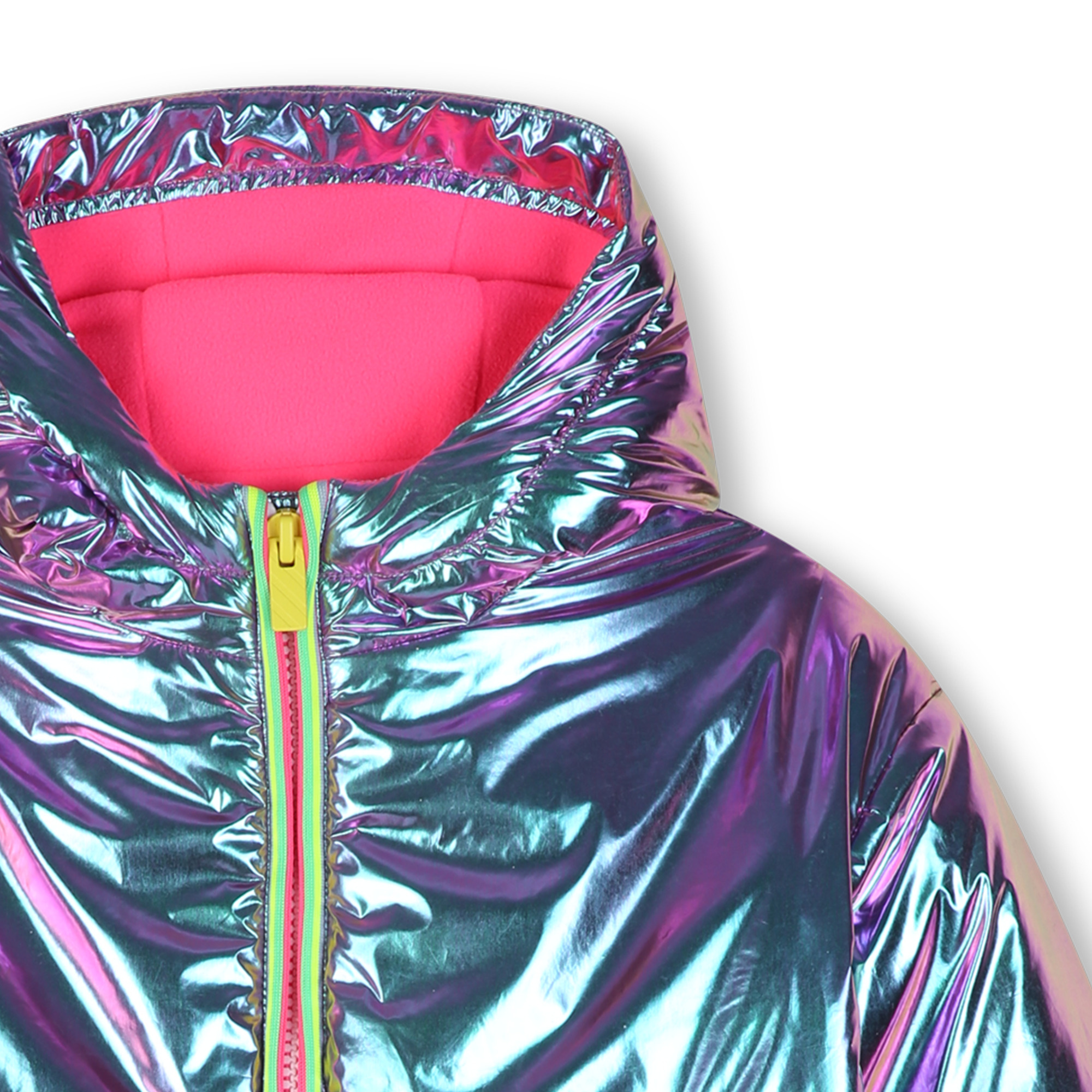Billieblush Billieblush Shiny Windbreaker With Polar Fleece Lining