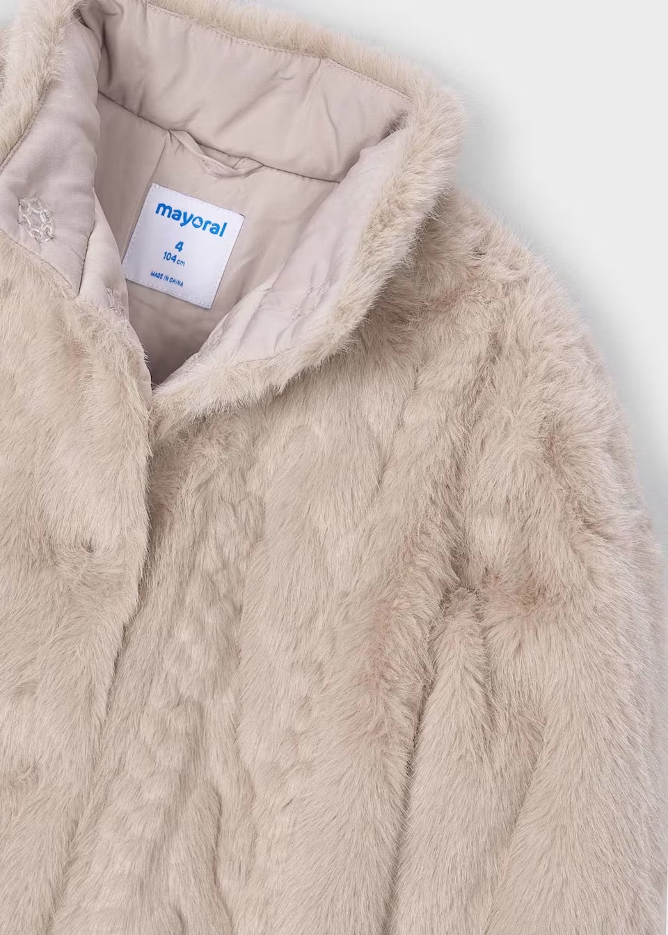 Mayoral Mayoral Faux Fur Coat