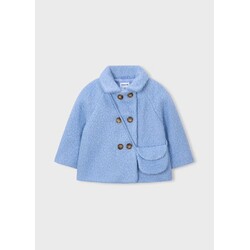 Mayoral Mayoral Boucle Coat w/Purse