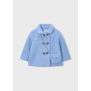 Mayoral Mayoral Boucle Coat w/Purse
