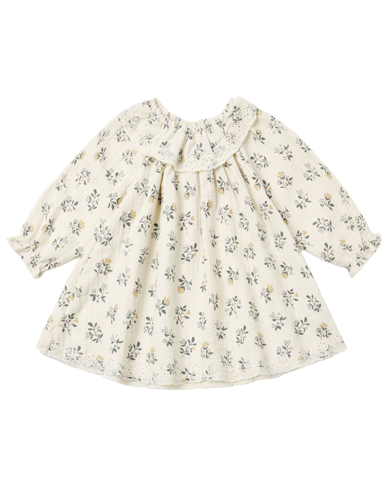Quincy Mae Quincy Mae French Floral Long Sleeve Isla Dress