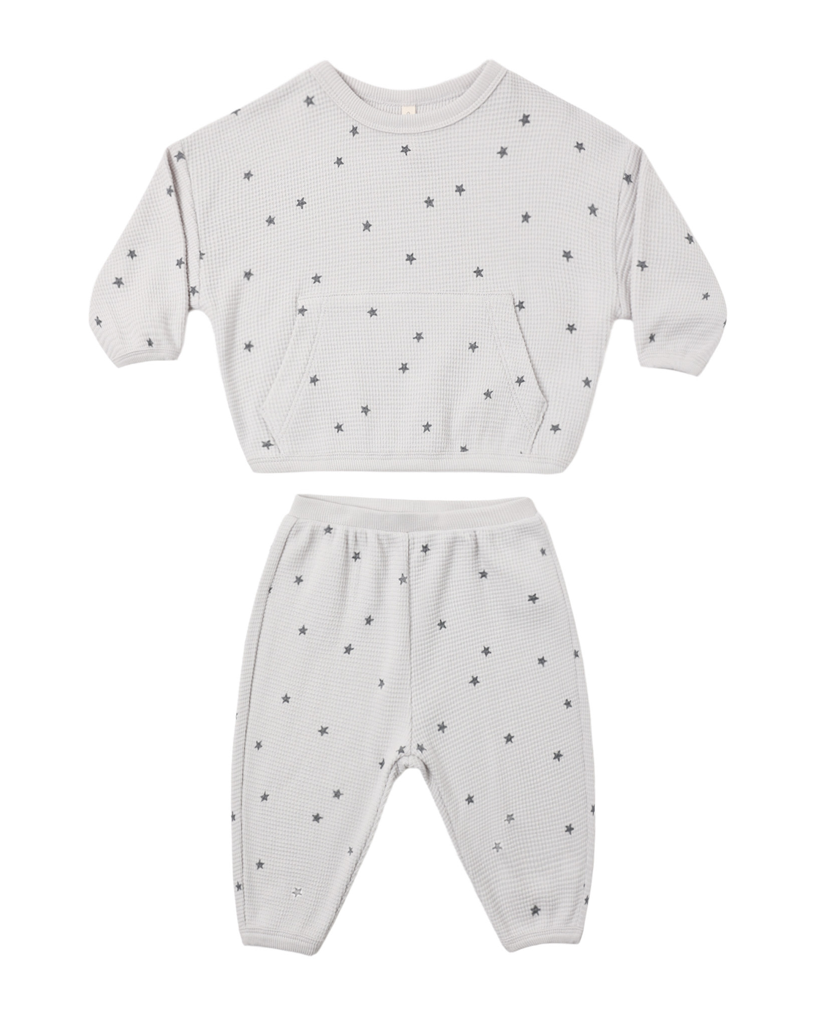 Quincy Mae Quincy Mae Stars Waffle Slouch Set
