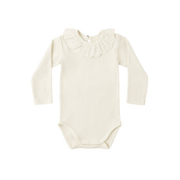 Quincy Mae Quincy Mae Ruffle Collar Bodysuit