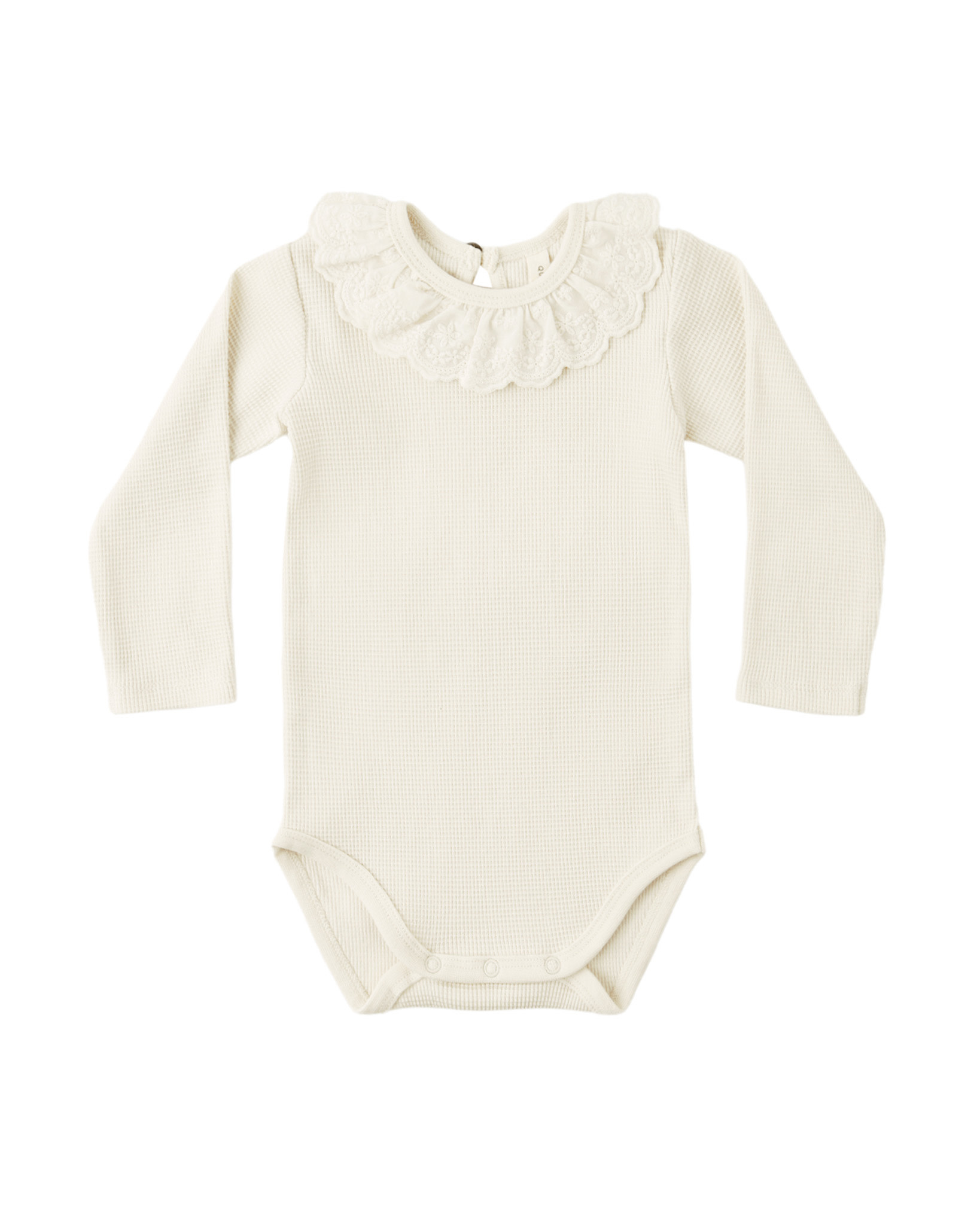 Quincy Mae Quincy Mae Ruffle Collar Bodysuit