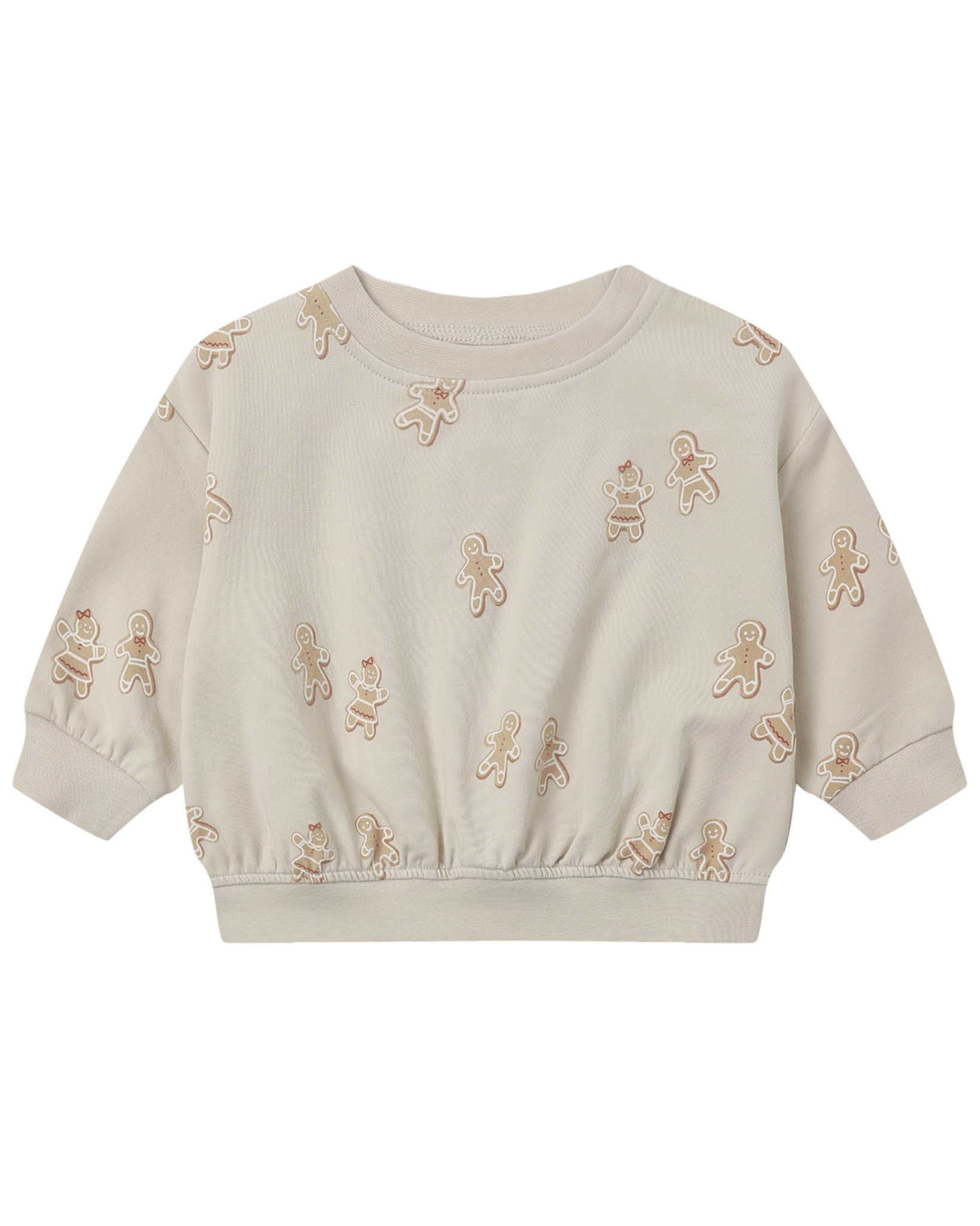 Quincy Mae Quincy Mae Gingerbread Relaxed Fleece Sweatshirt