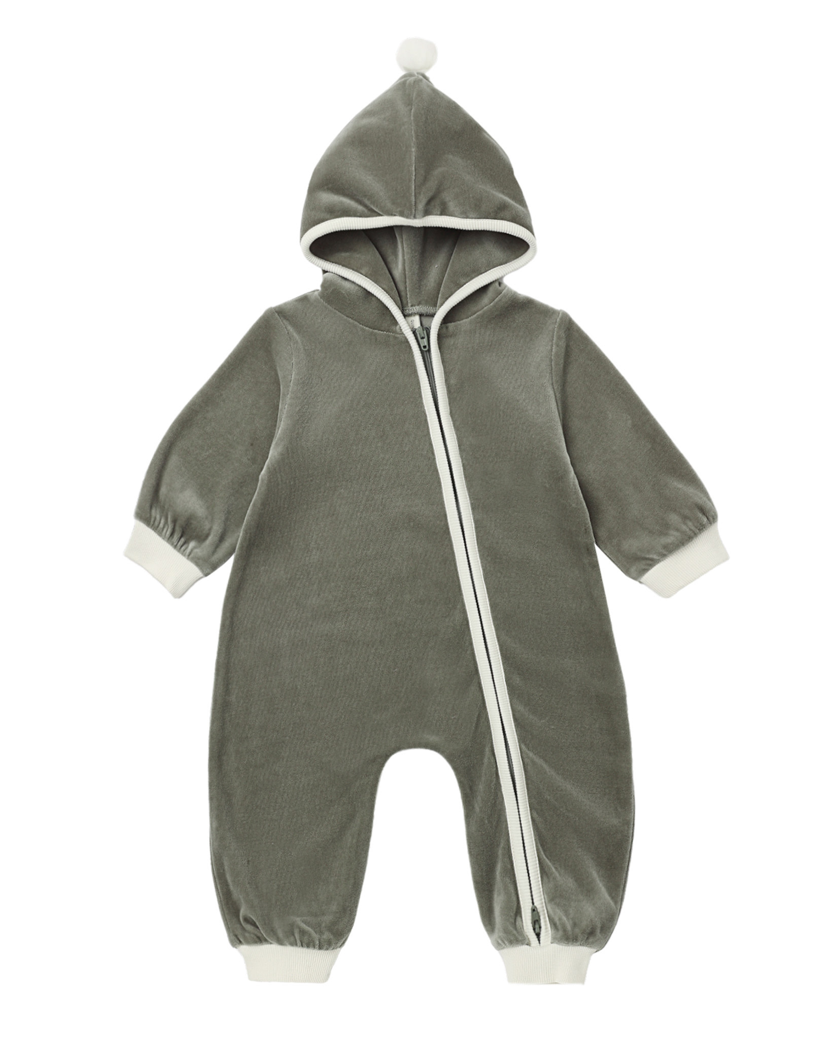 Quincy Mae Quincy Mae Velour Zip Jumpsuit