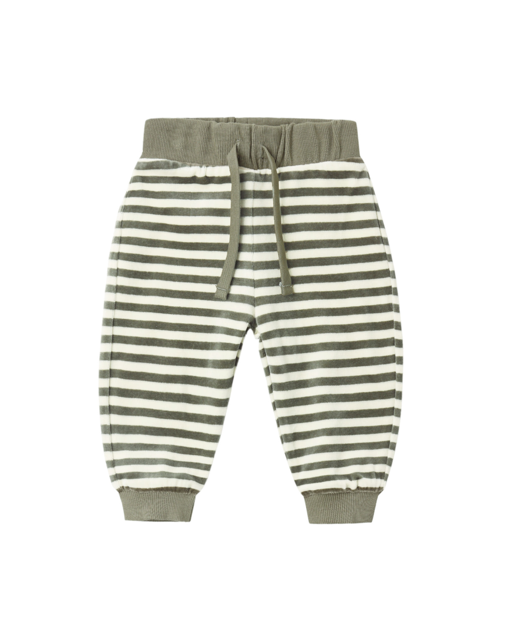 Quincy Mae Quincy Mae Spruce Stripe Velour Sweatshirt & Sweatpant Set