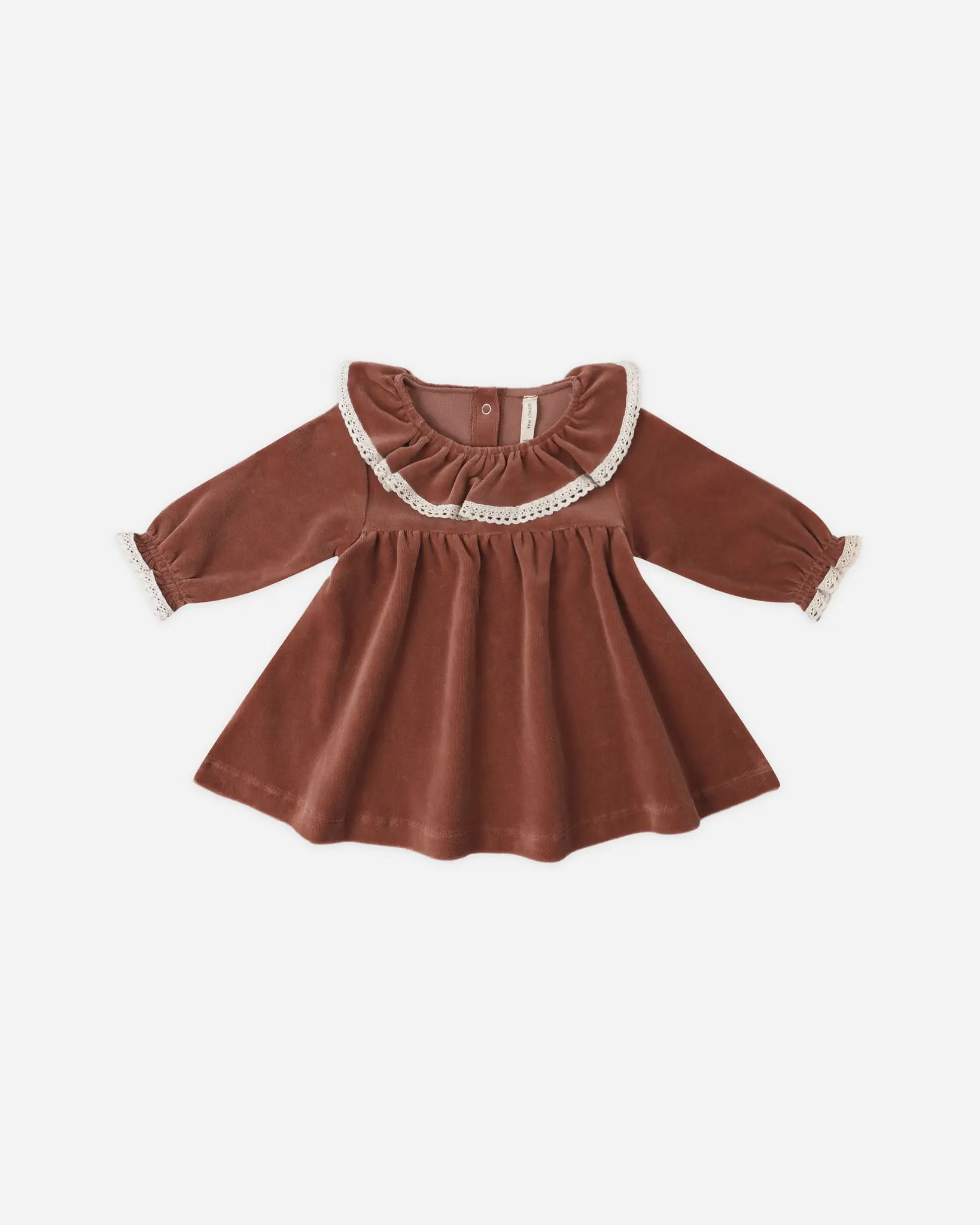 Quincy Mae Quincy Mae Velour Baby Dress