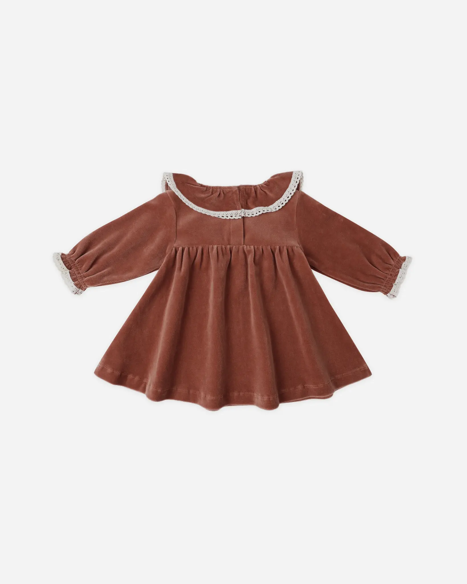 Quincy Mae Quincy Mae Velour Baby Dress