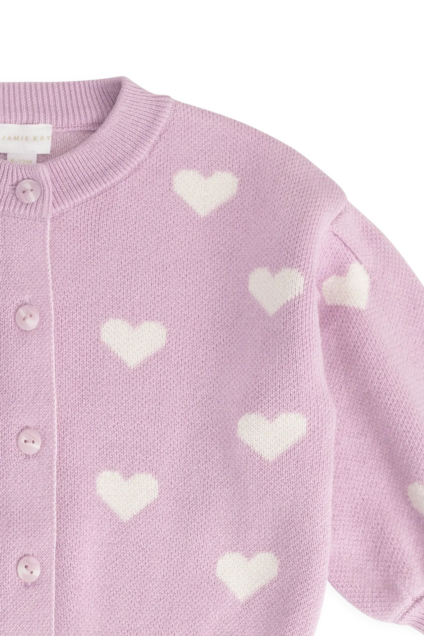 Jamie Kay Jamie Kay Heart Jacquard Kayla Cardigan