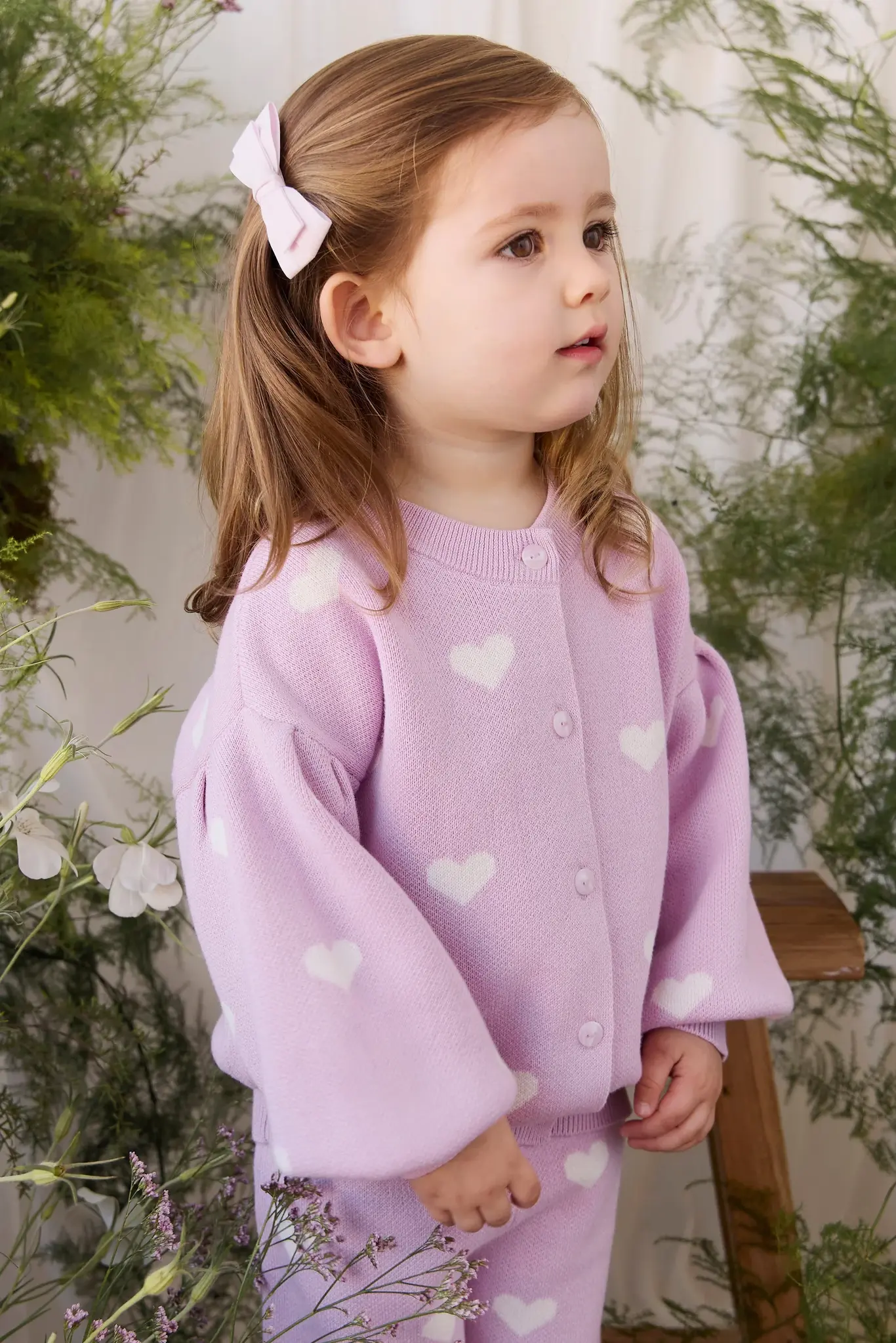 Jamie Kay Jamie Kay Heart Jacquard Kayla Cardigan