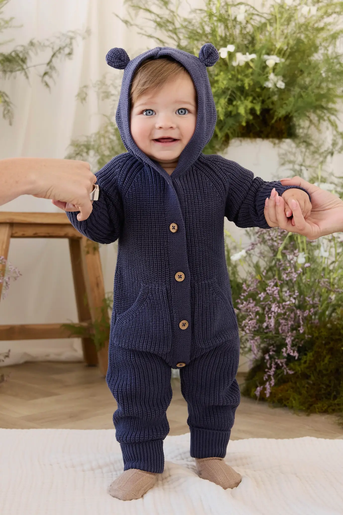 Jamie Kay Jamie Kay Bear Knit Onepiece