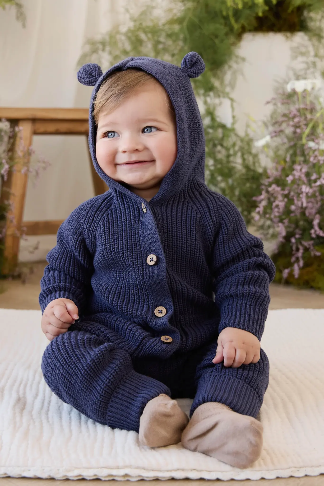 Jamie Kay Jamie Kay Bear Knit Onepiece