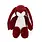 Bunnies by the Bay Bunnies by the Bay Little 12" Floppy Nibble Bunny - Mulberry