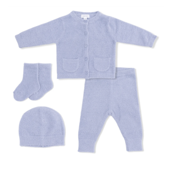 Angel Dear Angel Dear Chenille  Button Down Cardigan 4 Piece Set