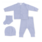 Angel Dear Angel Dear Chenille  Button Down Cardigan 4 Piece Set