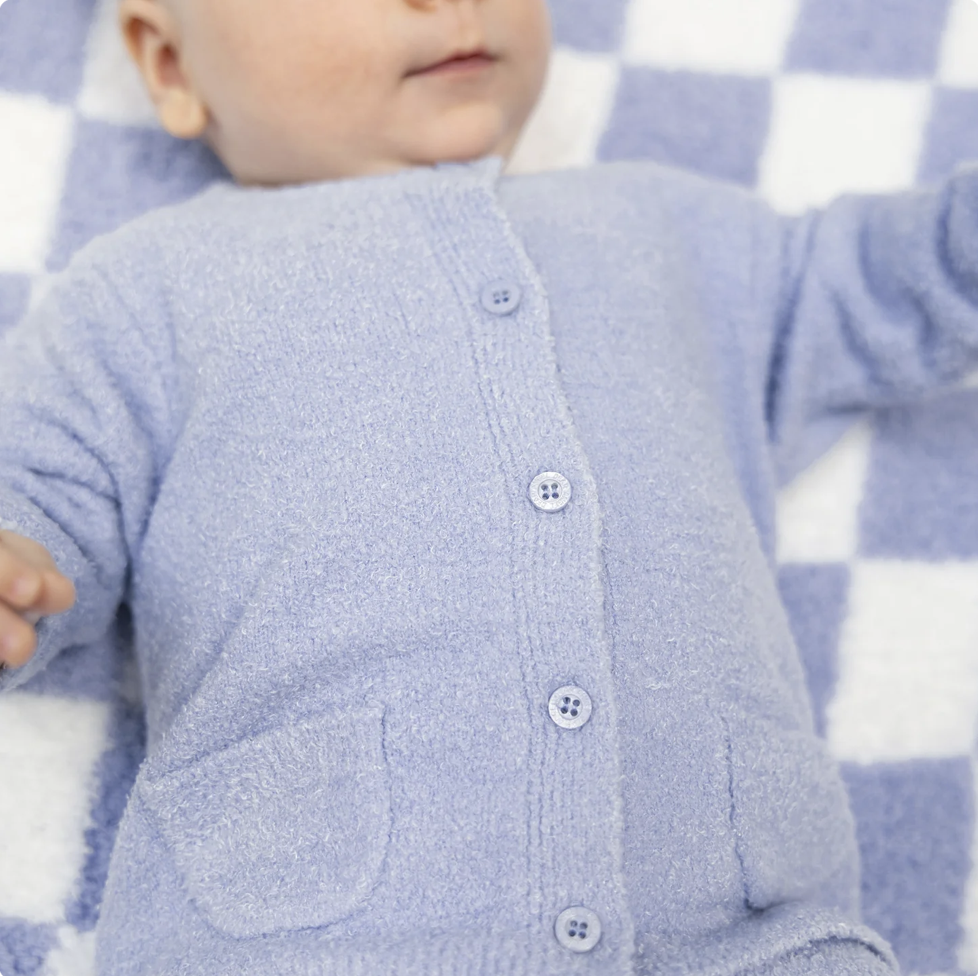 Angel Dear Angel Dear Chenille Button Down Cardigan 4 Piece Set