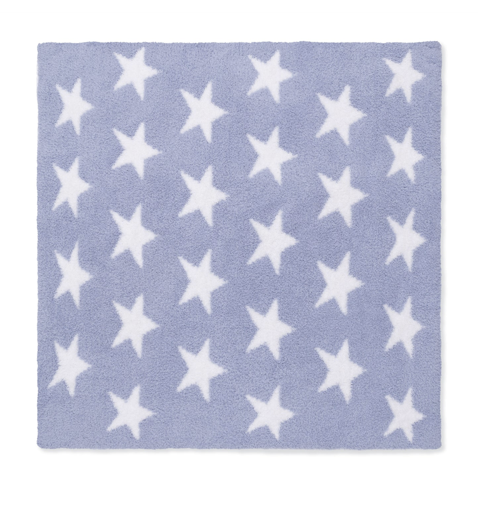 Angel Dear Angel Dear Chenille - Dusty Blue Star Blanket