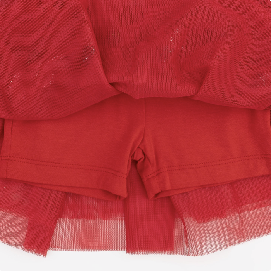 Angel Dear Angel Dear Christmas Lights Merry Tutu Skirt With Bike Shorts