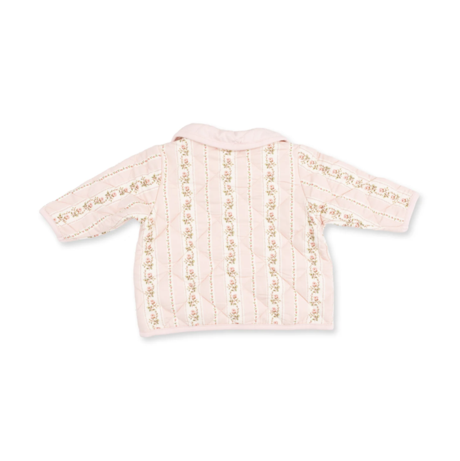 Angel Dear Angel Dear Antoinette Stripe Quilted Jacket