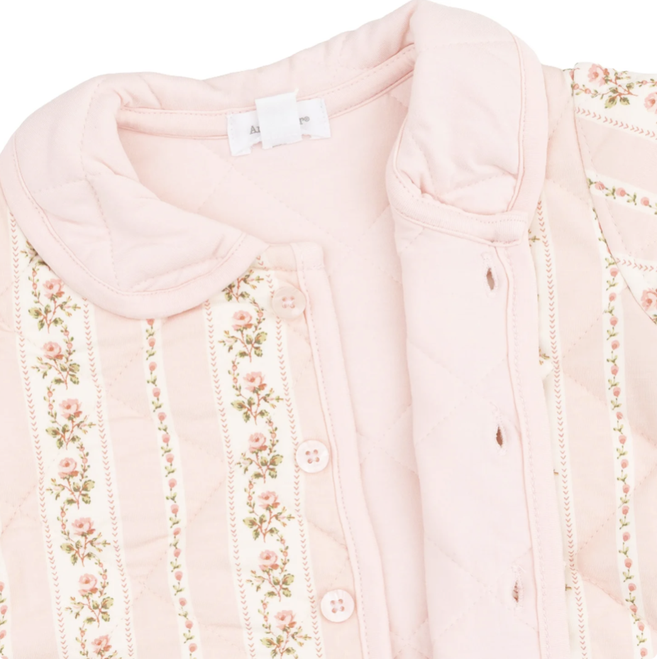 Angel Dear Angel Dear Antoinette Stripe Quilted Jacket