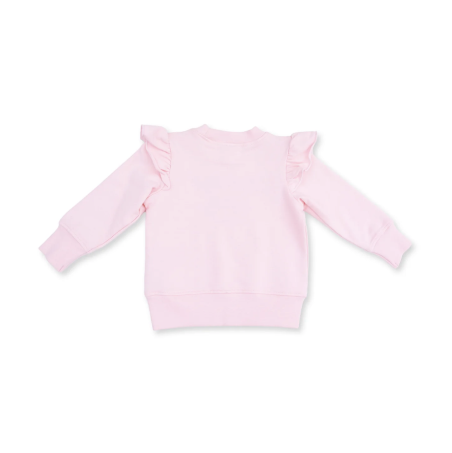 Angel Dear Angel Dear Christmas Lights Merry Ruffle Sweatshirt