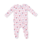 Angel Dear Angel Dear Leslie Rose 2 Way Ruffle Back Zipper Footie