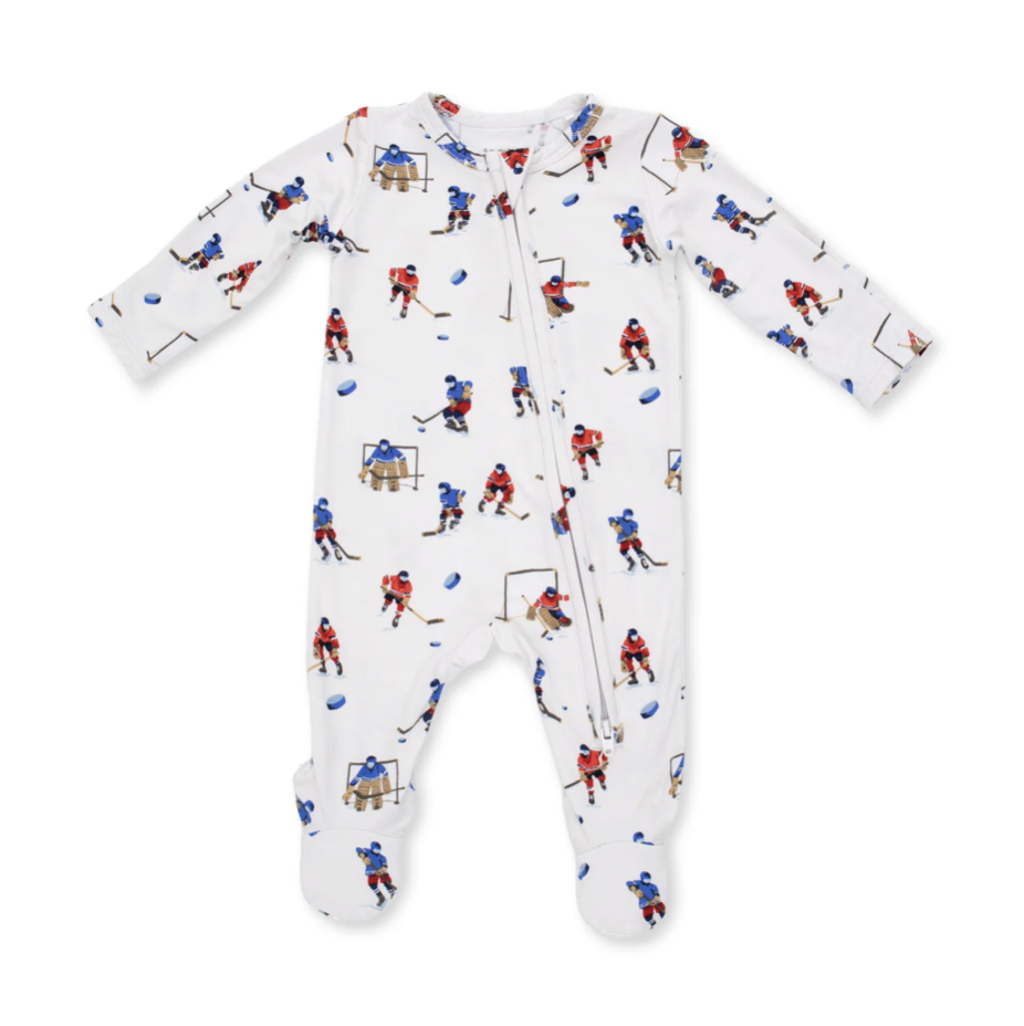 Angel Dear Angel Dear Hockey Players 2 Way Zipper Footie