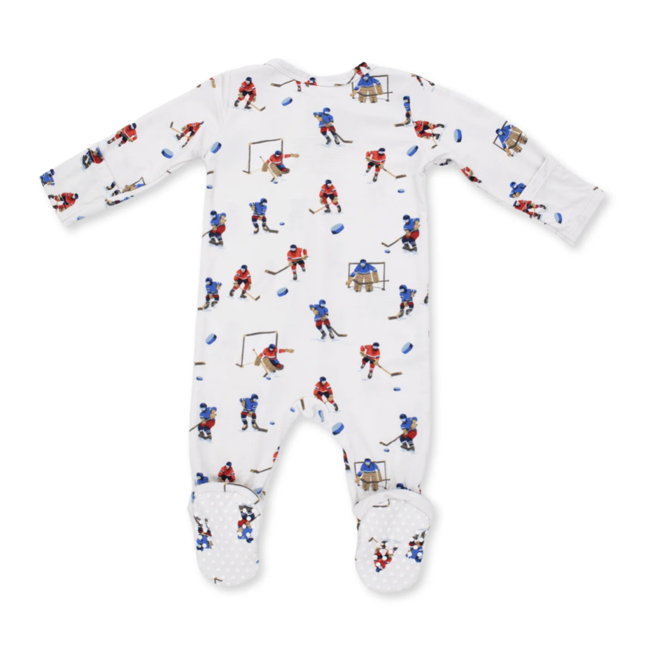 Angel Dear Angel Dear Hockey Players 2 Way Zipper Footie