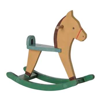 maileg Rocking horse, Mouse - Light brown